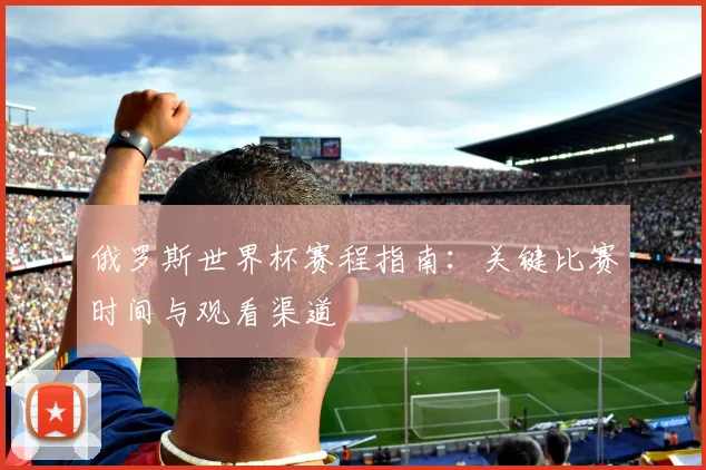 俄罗斯世界杯赛程指南:关键比赛时间与观看渠道