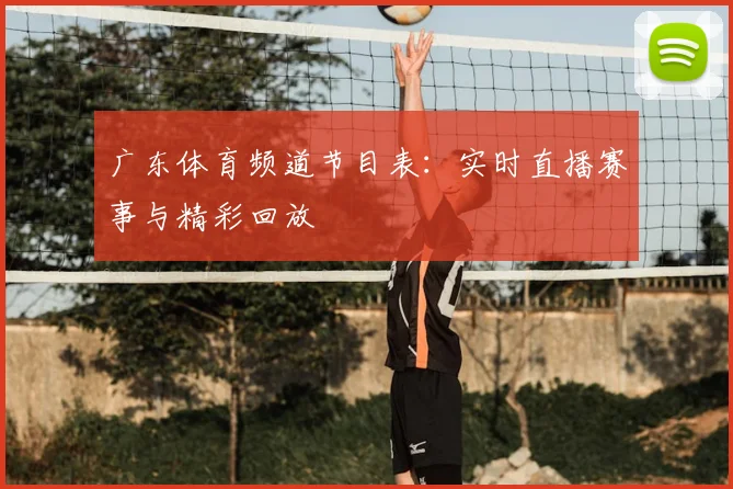 广东体育频道节目表：实时直播赛事与精彩回放
